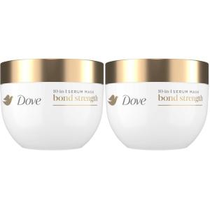 Dove Hair Intensive Repair 10in1 Serum Mask for Damaged Hair with Bio-Protein Care Technology and Amino Serum 9.2 fl oz(9.2 Fl Oz (Pack of 2))