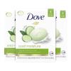 Dove Beauty Bar Soap Cool Moisture Cucumber & Green Tea Scent, 6 Bars for Refreshed Skin, Leaves Skin Refreshed 3.75 oz(3.75 Ounce (Pack of 24))