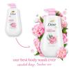 Dove Body Wash Replenish Dragon Fruit and Coconut Cream For 24hr Lotion-Soft Skin Moisturizing Skin Cleanser with No Sulfates No Parabens 30.6 oz(Peony & Rose)