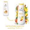 Dove Body Wash with Pump 3 Count Glowing Mango & Almond Butter for Renewed, Healthy-Looking Skin Gentle Skin Cleanser with 24hr Renewing MicroMoisture 30.6 oz(Mango and Almond Butter)