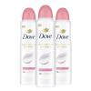 Dove Advanced Care Antiperspirant Deodorant Spray Powder Soft 3 Count to help skin barrier repair after shaving 72 hour antiperspirant deodorant for soft underarms with boosted ceramide levels 3.8 oz(3.8 Ounce (Pack of 3))