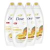 Dove Body Wash with Pump 3 Count Glowing Mango & Almond Butter for Renewed, Healthy-Looking Skin Gentle Skin Cleanser with 24hr Renewing MicroMoisture 30.6 oz(Mango and Almond Butters)