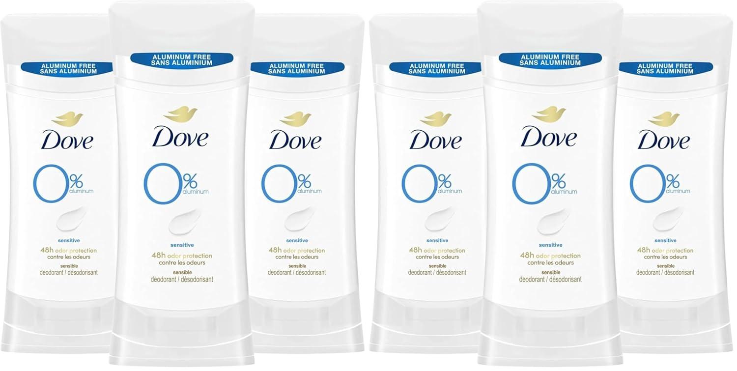 imageDove Aluminum Free Deodorant for Women 3 Pack Dragon Fruit amp Coconut Cream 72 hour odor protection 26ozSensitive