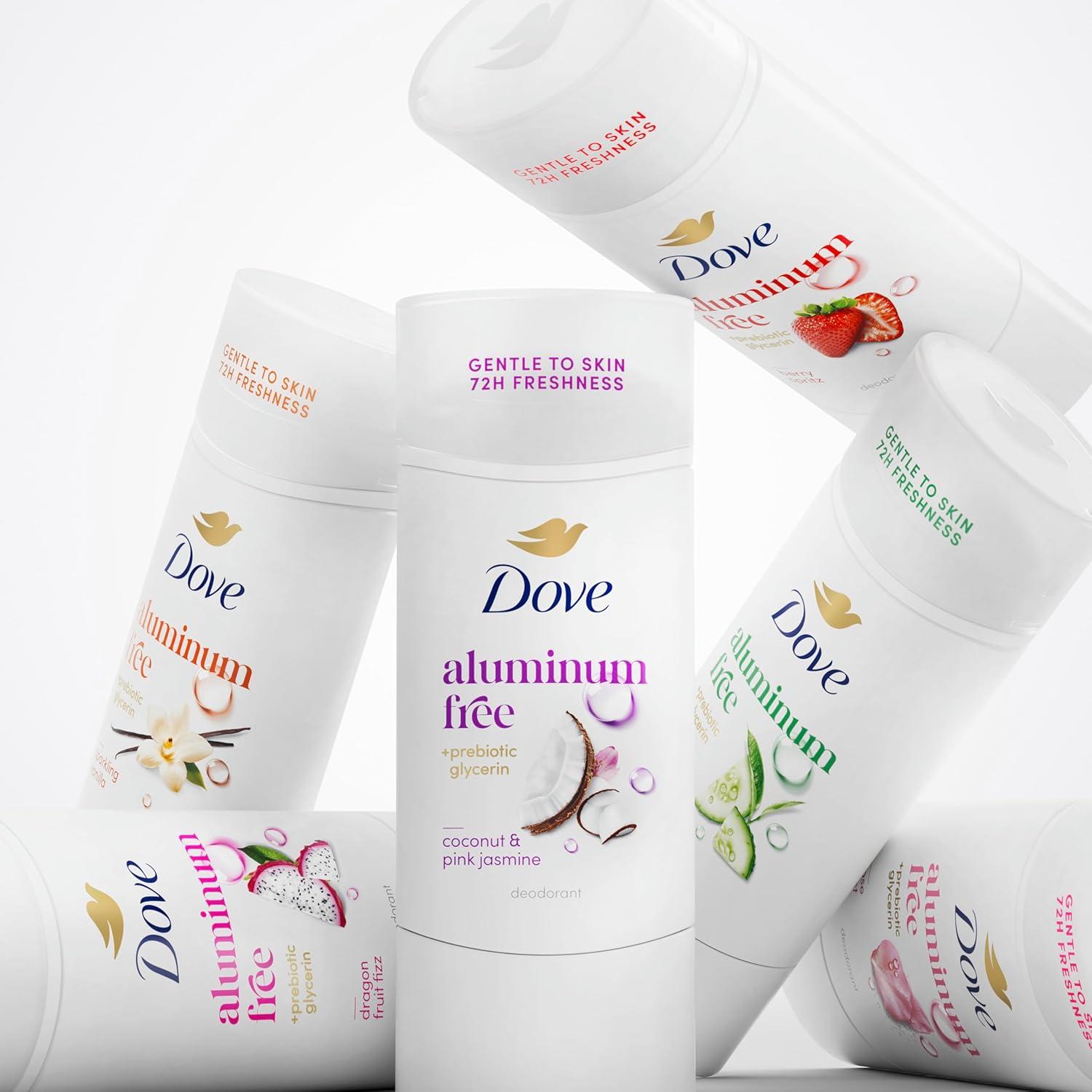 imageDove Deodorant Stick for 72 Hour Odor Protection Coconut amp Pink Jasmine Aluminum Free 24 ozCoconut Jasmine