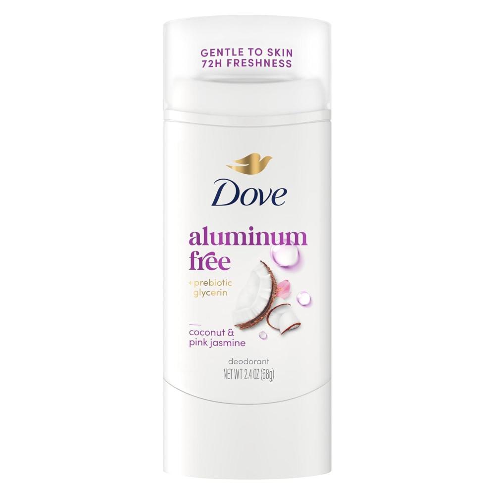 imageDove Deodorant Stick for 72 Hour Odor Protection Coconut amp Pink Jasmine Aluminum Free 24 ozCoconut Jasmine