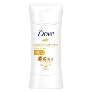 Dove Advanced Care Antiperspirant Deodorant Stick 36 Ct Cool Essentials for helping your skinbarrier repair after shaving 72h odor control and all-day sweatprotection with ProCeramide Technology 0.5oz(Clear Tone Sheer Touch)