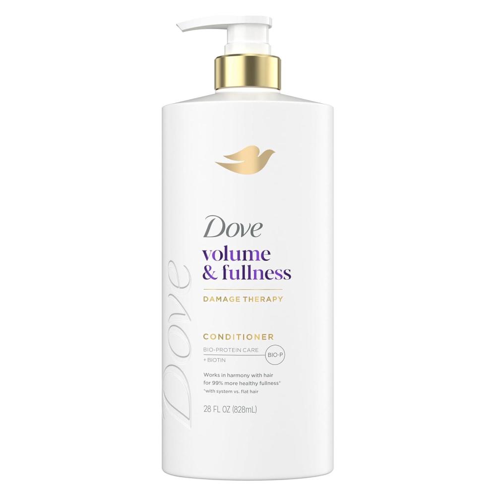 imageDove Conditioner Volume amp Fullness for Fine Thin Hair with BioProtein Care Technology and Biotin 28 Fl Oz