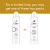 Dove Aluminum Free Deodorant Spray for Women 3 Count Coconut & Pink Jasmine 72 hour odor protection 4oz(Jasmine)