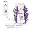 Dove Body Wash with Pump Relaxing Lavender Oil & Chamomile 3 Count for Renewed, Healthy-Looking Skin Gentle Skin Cleanser with 24hr Renewing MicroMoisture 30.6 oz(Lavender Oil & Chamomile)