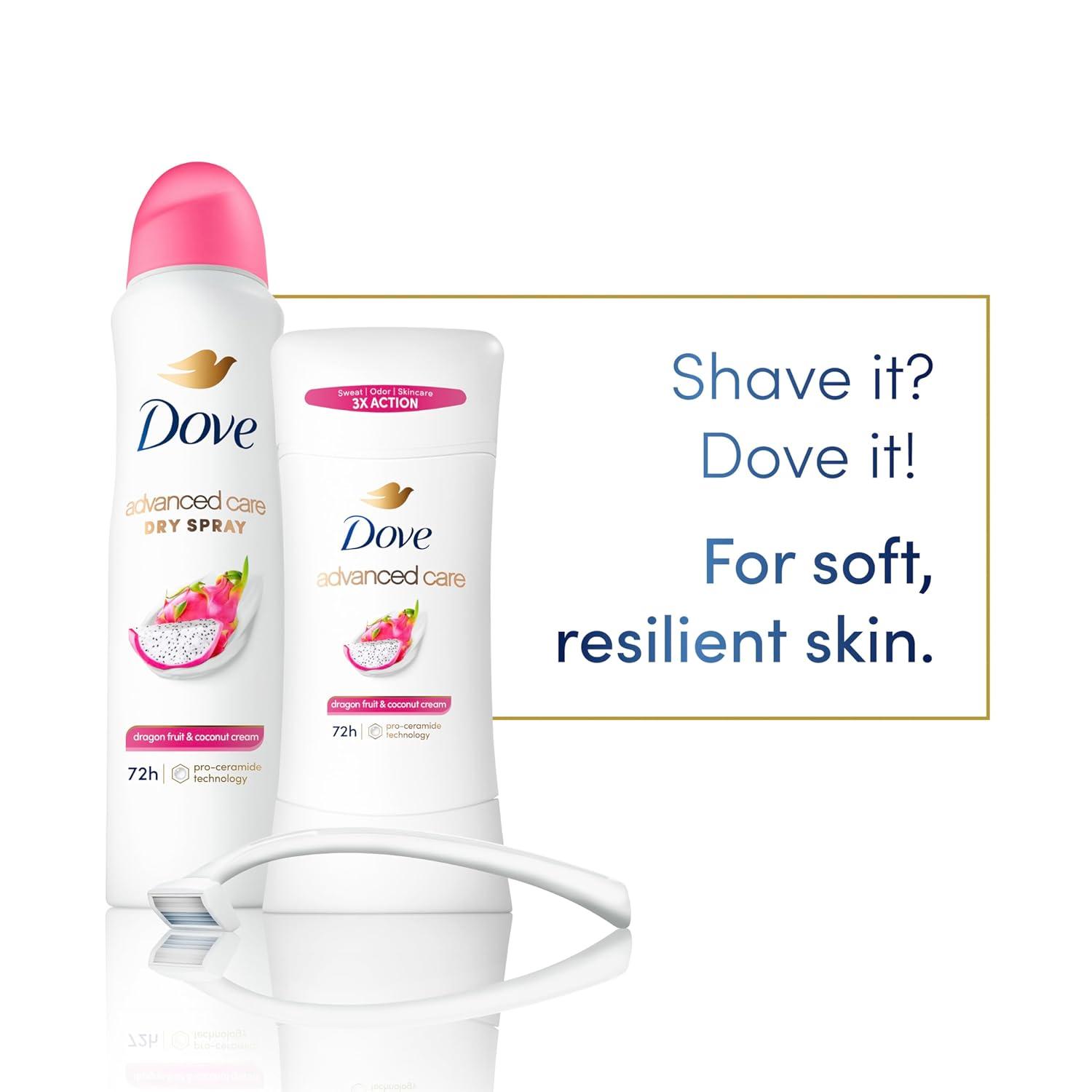 imageDove Advanced Care Antiperspirant Deodorant Spray for Women 3 Pack Dragon Fruit amp Coconut Cream 72 hour sweat and odor protection 38oz