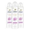 Dove Advanced Care Antiperspirant Deodorant Spray Waterlily & Sakura Blossom 3 Count Moisturizing for After-Shaving Care 72-hour that boost skin’s ceramide levels for Soft Underarms 3.8 oz