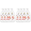 Dove Advanced Care Hand Wash Peach & Rice Milk 4 Count for Washing Away Dirt & Germs While Nourishing Skin 10 Layers Deep, with Moisture Boost 5X Complex(12 Fl Oz (Pack of 8))