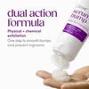 Dove KP Bump Eraser Body Scrub with Violet Woods Scent 10% AHA & BHA Serum For Rough Bumpy Skin & Ingrowns 8.5 OZ