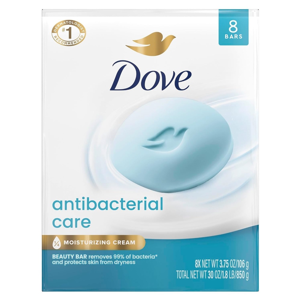 image:imageDove Beauty Bar Soap 8ct Antibacterial CareFor Moisturized Skin 375oz
