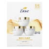 Dove Damaged Hair Resolution Holiday Gift Set:3 Hair Masks+Satin Pillowcase