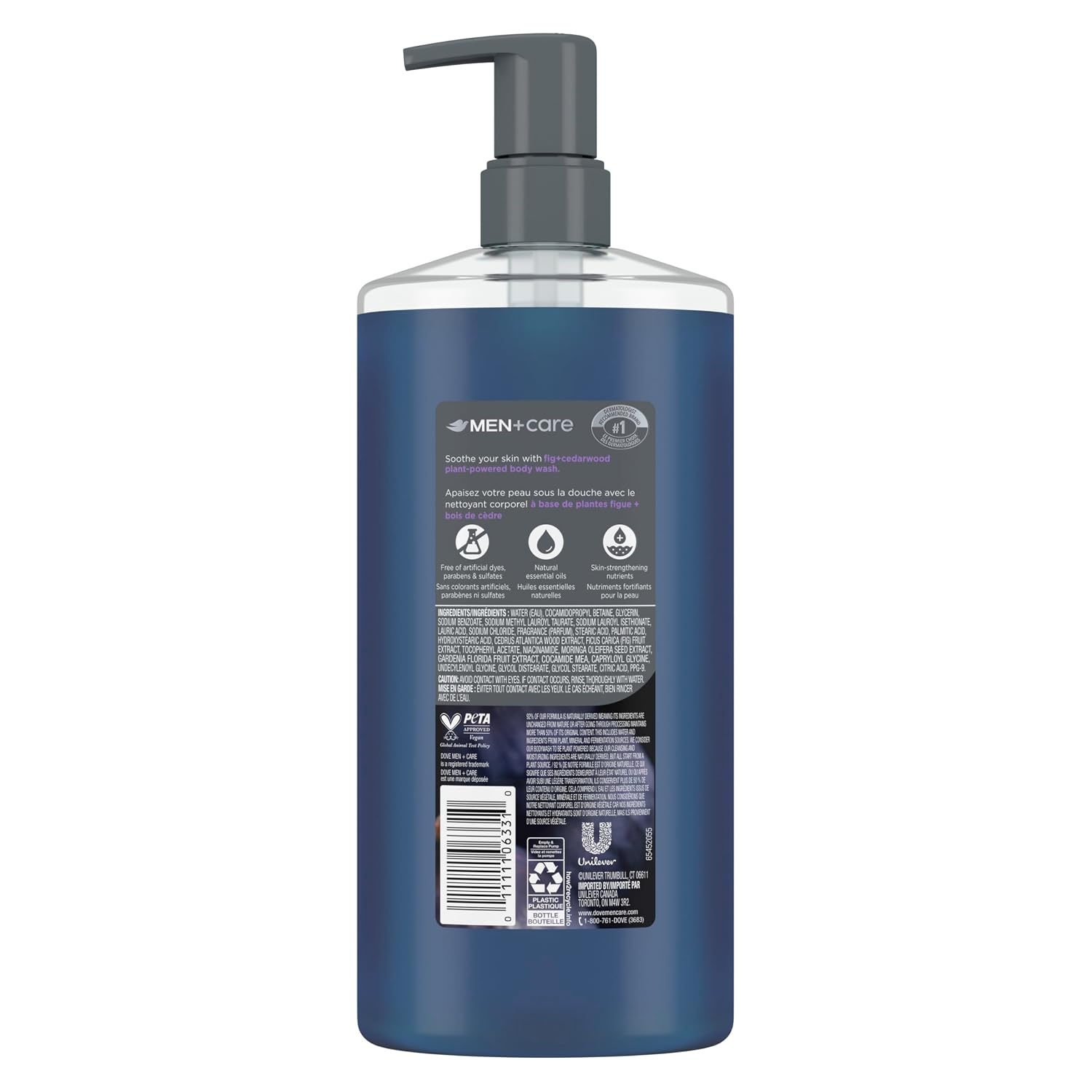 image:imageDOVE MEN Moisturizing Body Wash for Men Bourbon Vanilla Hazelnut 26ozCedar