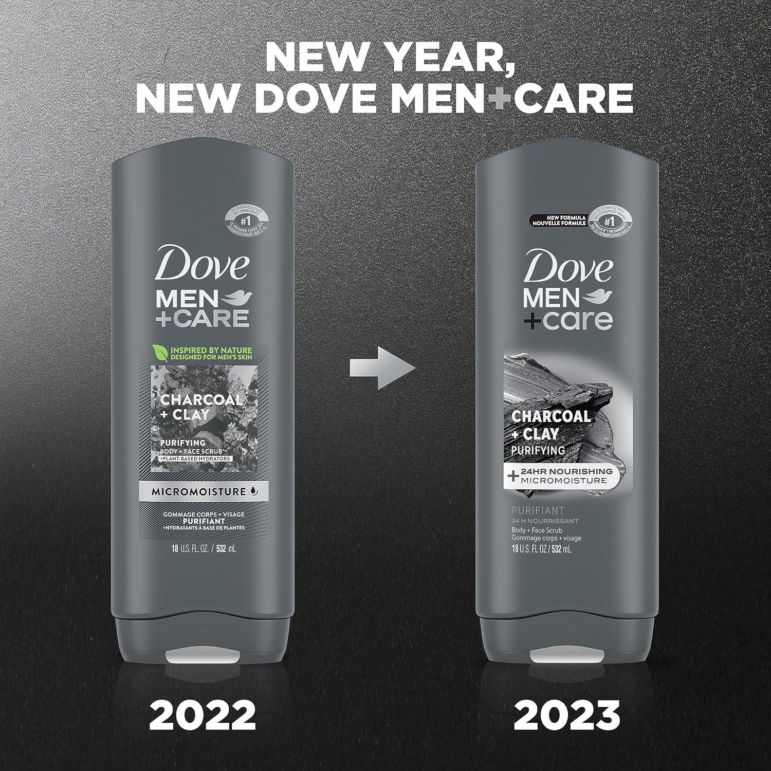 image:imageDOVE MEN Moisturizing Body Wash for Men Bourbon Vanilla Hazelnut 26ozCharcoal and Clay