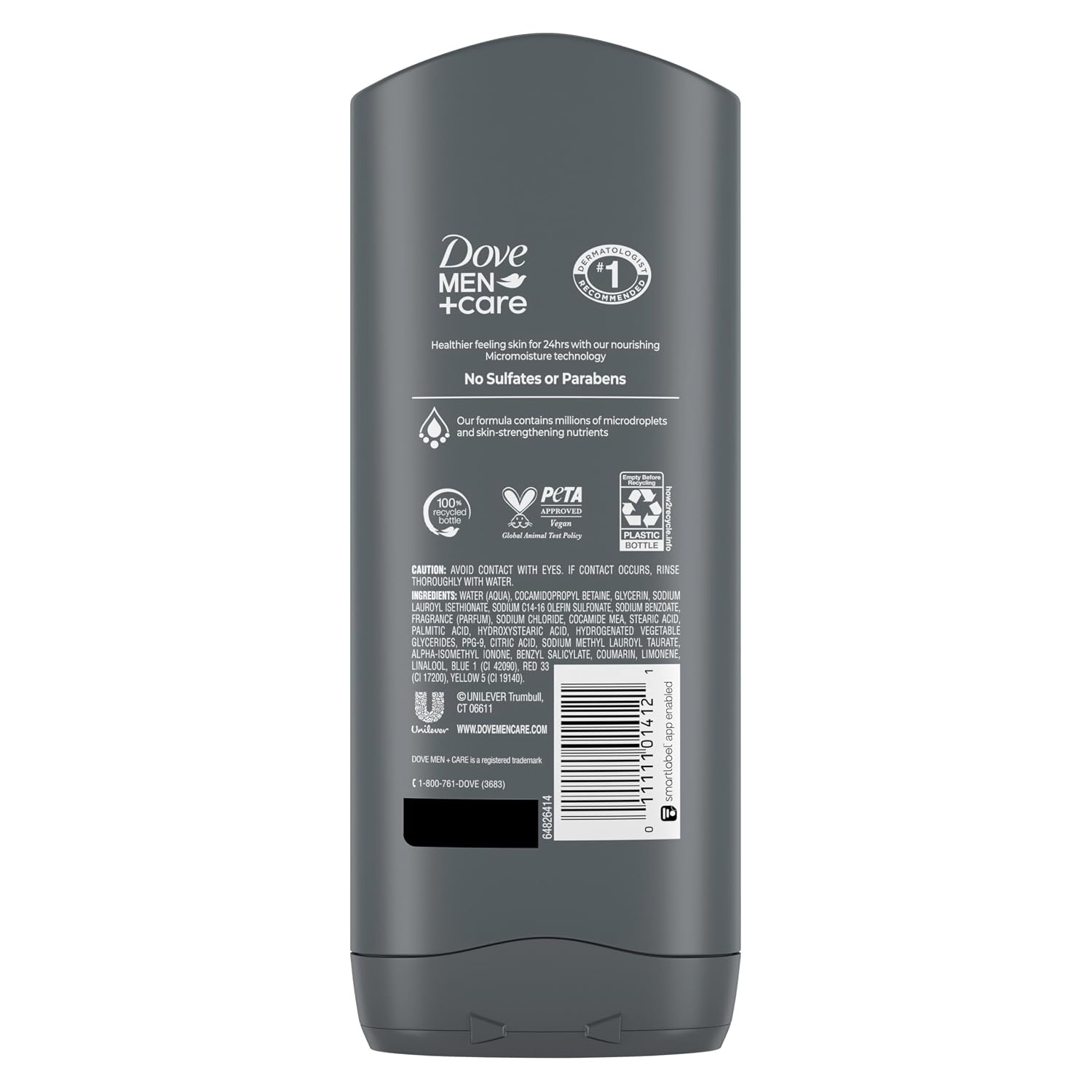 image:imageDOVE MEN Moisturizing Body Wash for Men Bourbon Vanilla Hazelnut 26ozClean Comfort