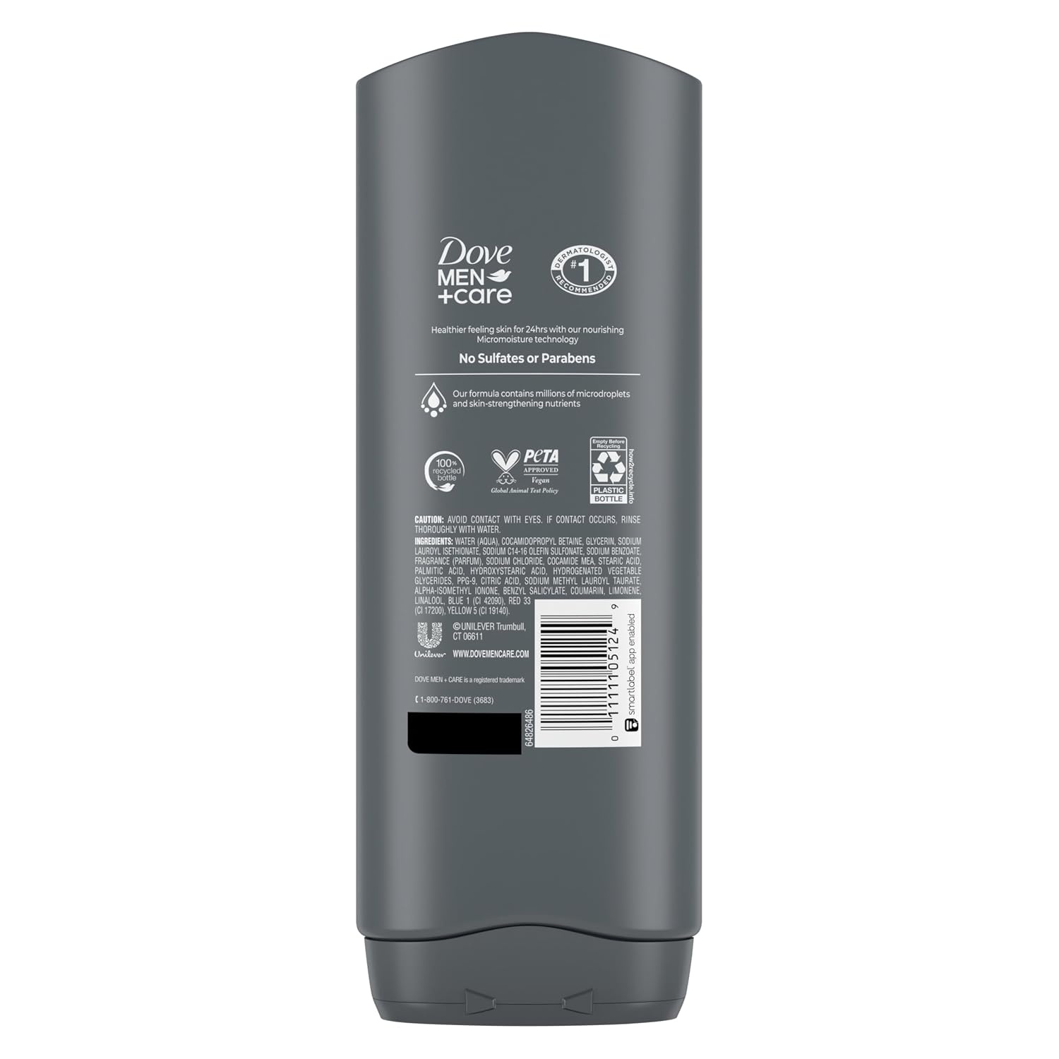 image:imageDOVE MEN Moisturizing Body Wash for Men Bourbon Vanilla Hazelnut 26ozClean Comfort