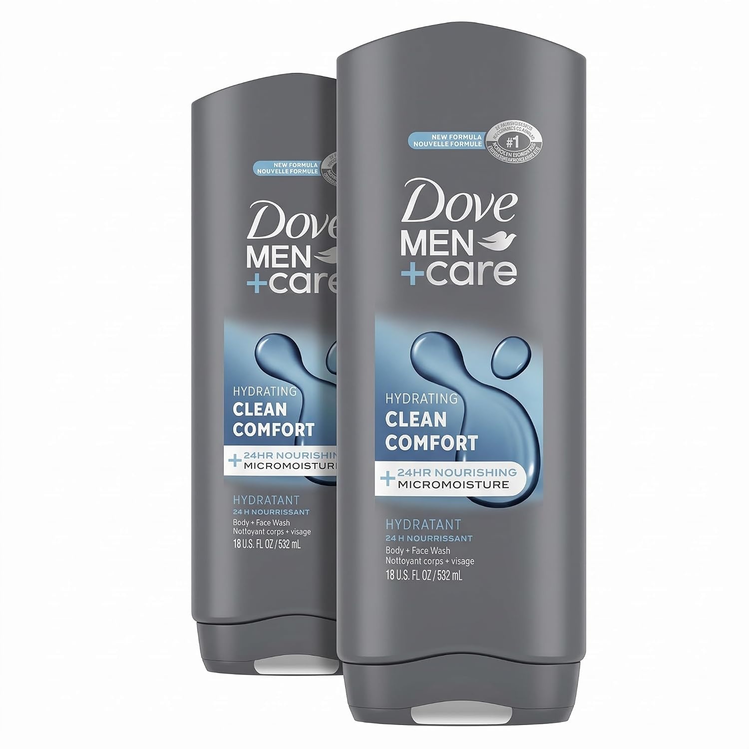 image:imageDOVE MEN Moisturizing Body Wash for Men Bourbon Vanilla Hazelnut 26ozClean Comfort