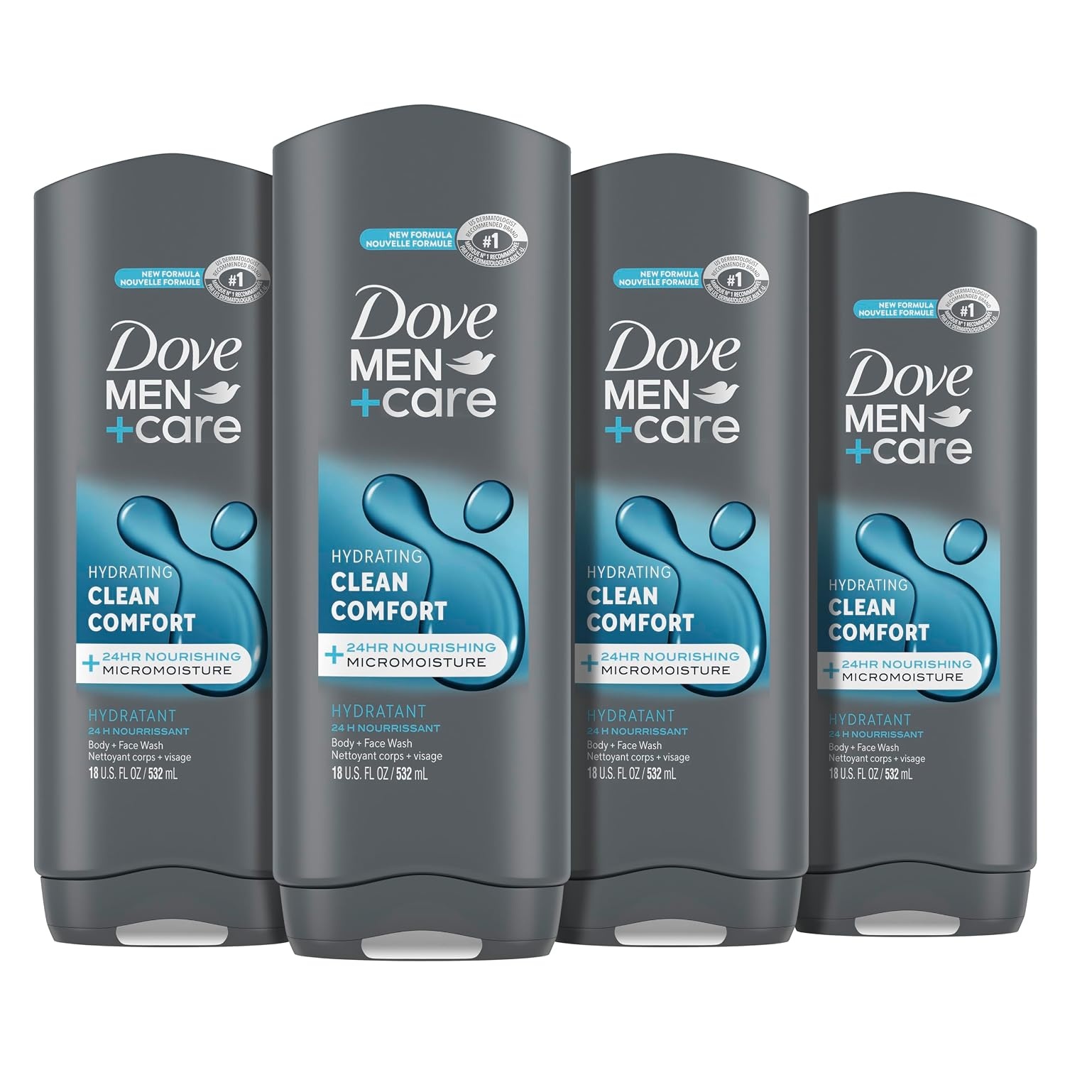 image:imageDOVE MEN Moisturizing Body Wash for Men Bourbon Vanilla Hazelnut 26ozClean Comfort
