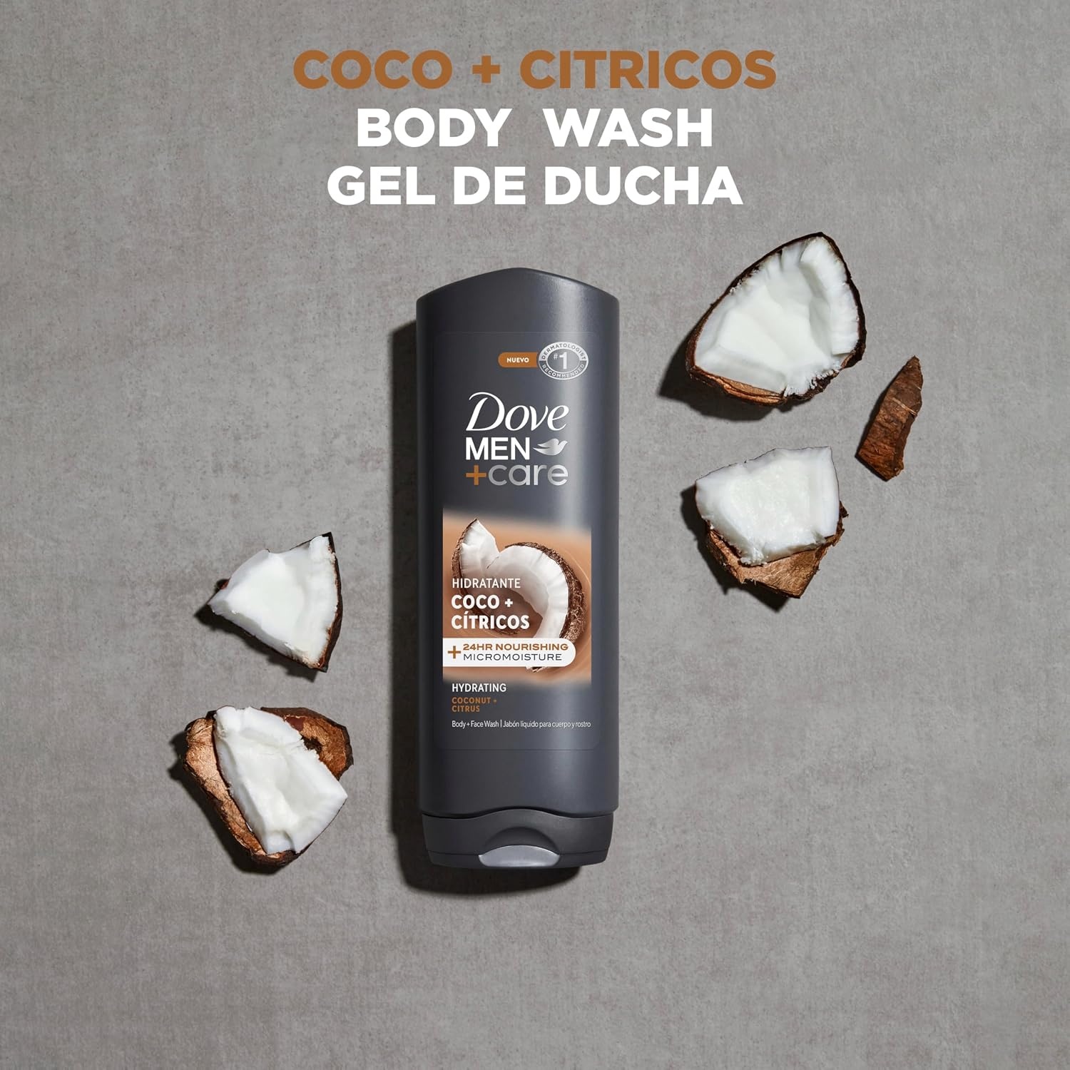 image:imageDOVE MEN Moisturizing Body Wash for Men Bourbon Vanilla Hazelnut 26ozCoco Ctricos