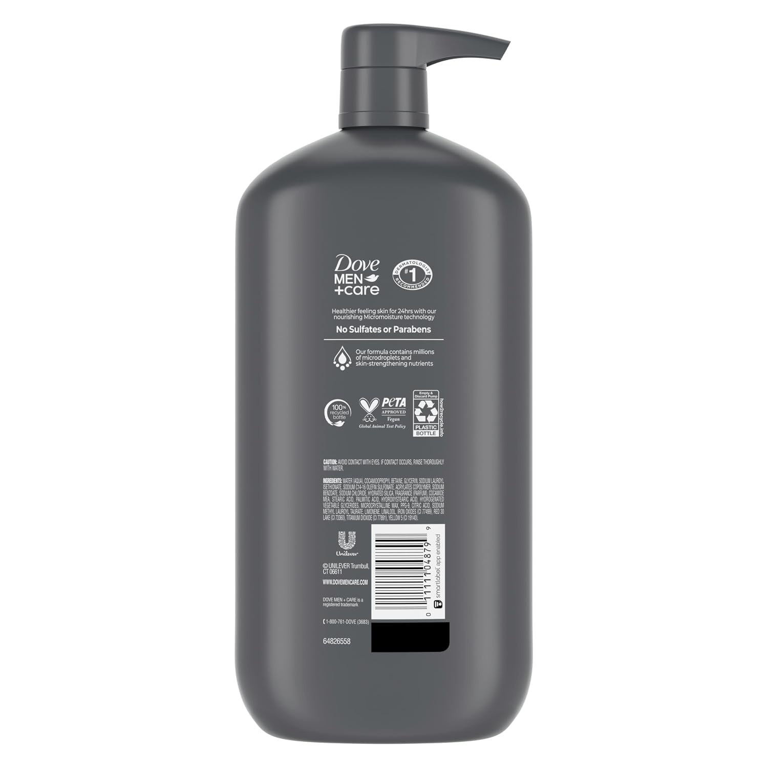 image:imageDOVE MEN Moisturizing Body Wash for Men Bourbon Vanilla Hazelnut 26ozDeep Clean
