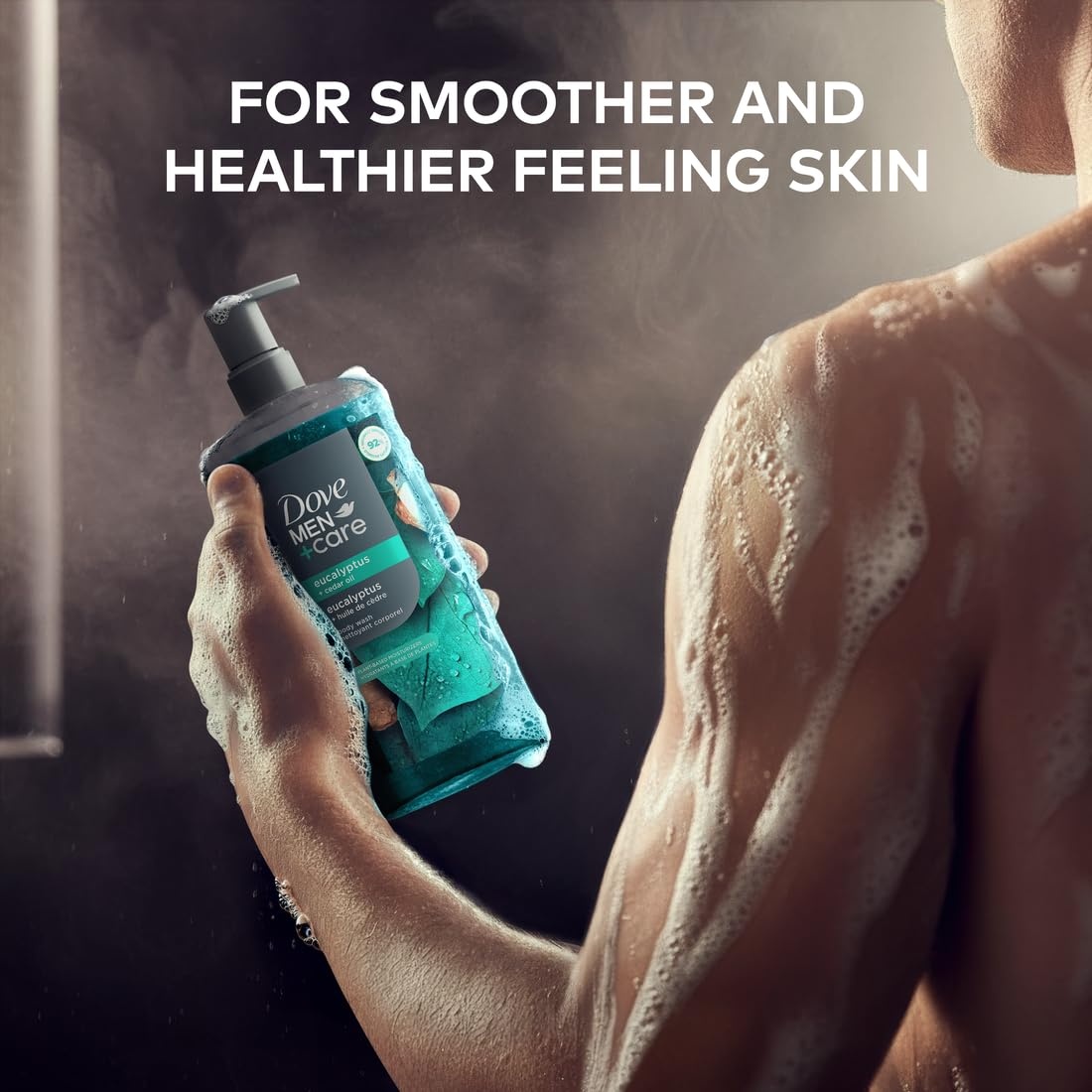 image:imageDOVE MEN Moisturizing Body Wash for Men Bourbon Vanilla Hazelnut 26ozEucalyptus Cedar