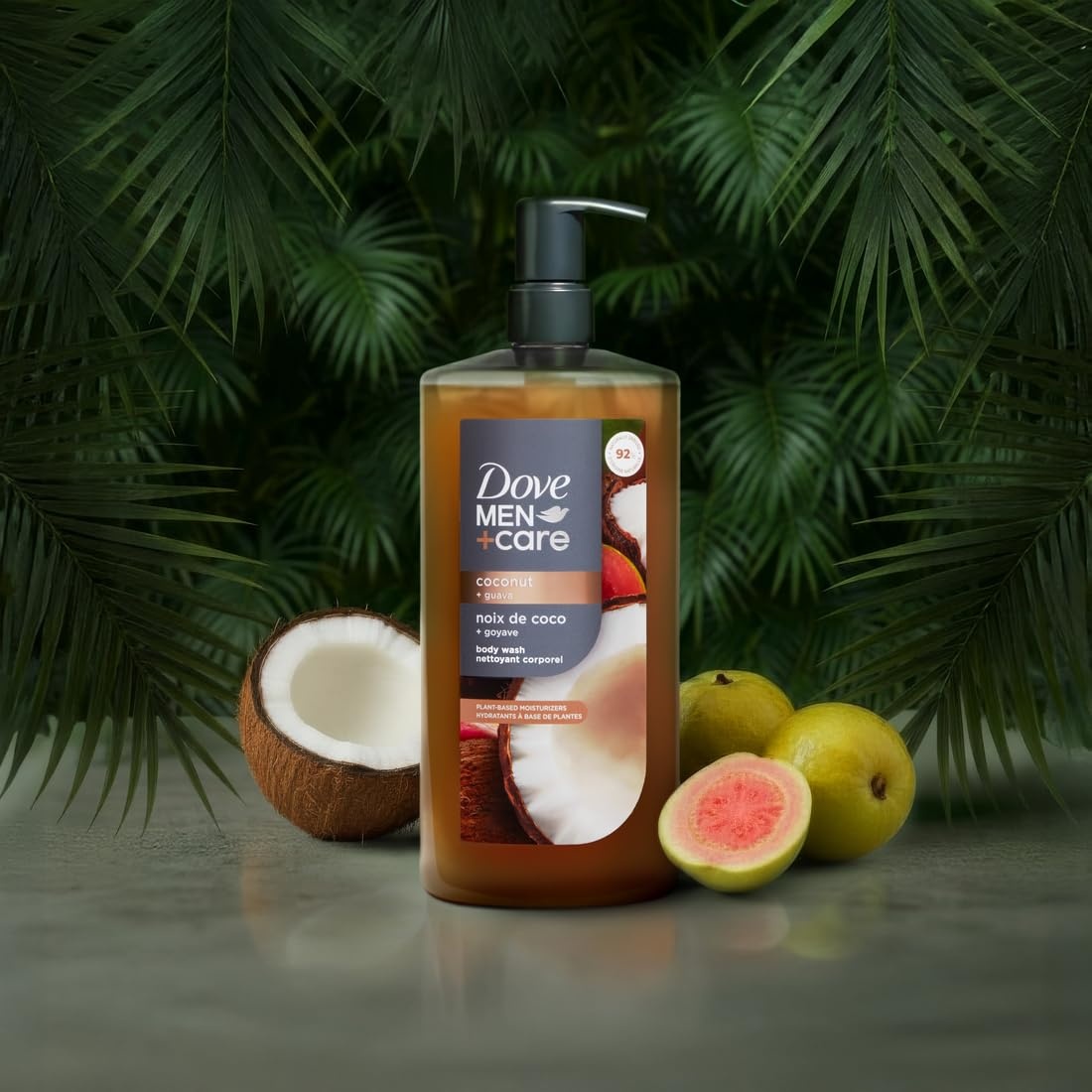 image:imageDOVE MEN Moisturizing Body Wash for Men Bourbon Vanilla Hazelnut 26ozGuava