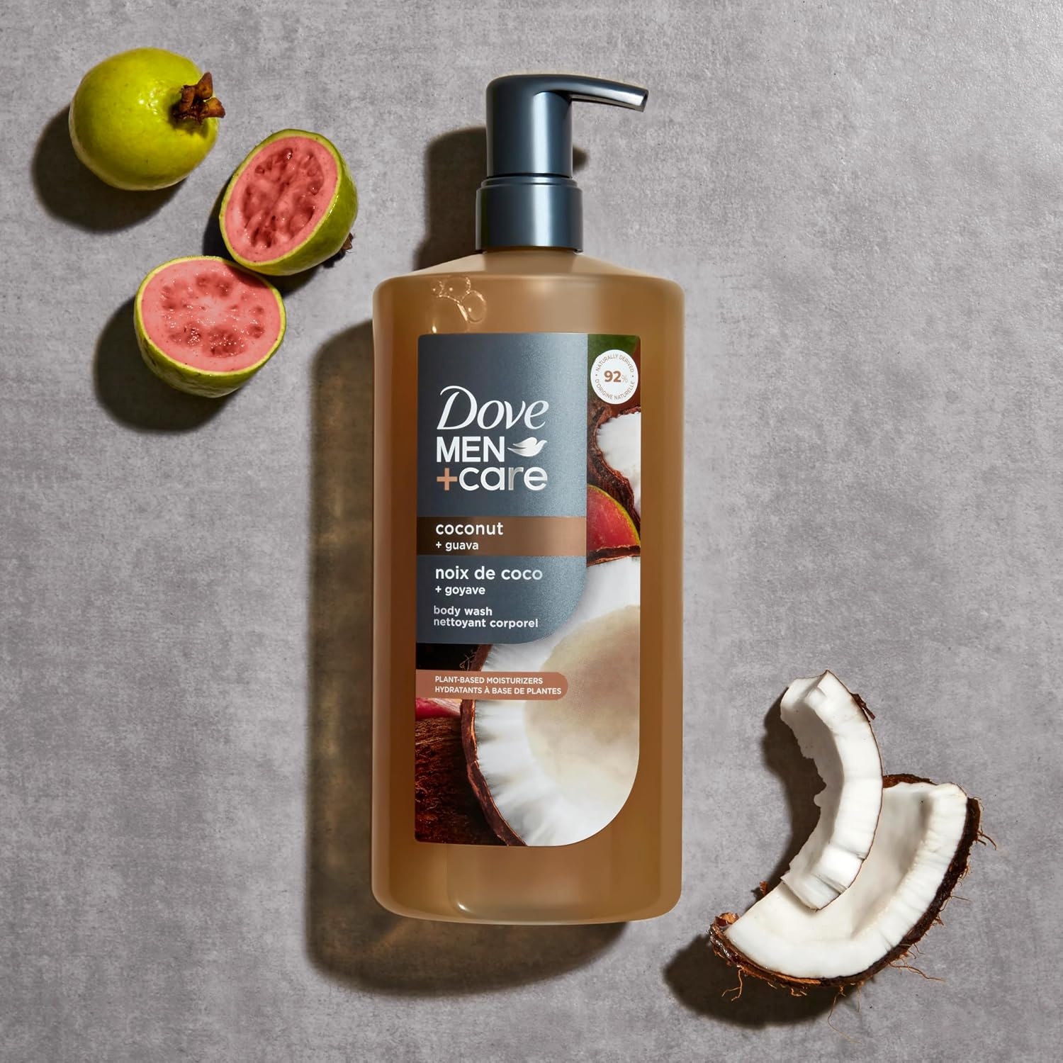 image:imageDOVE MEN Moisturizing Body Wash for Men Bourbon Vanilla Hazelnut 26ozGuava