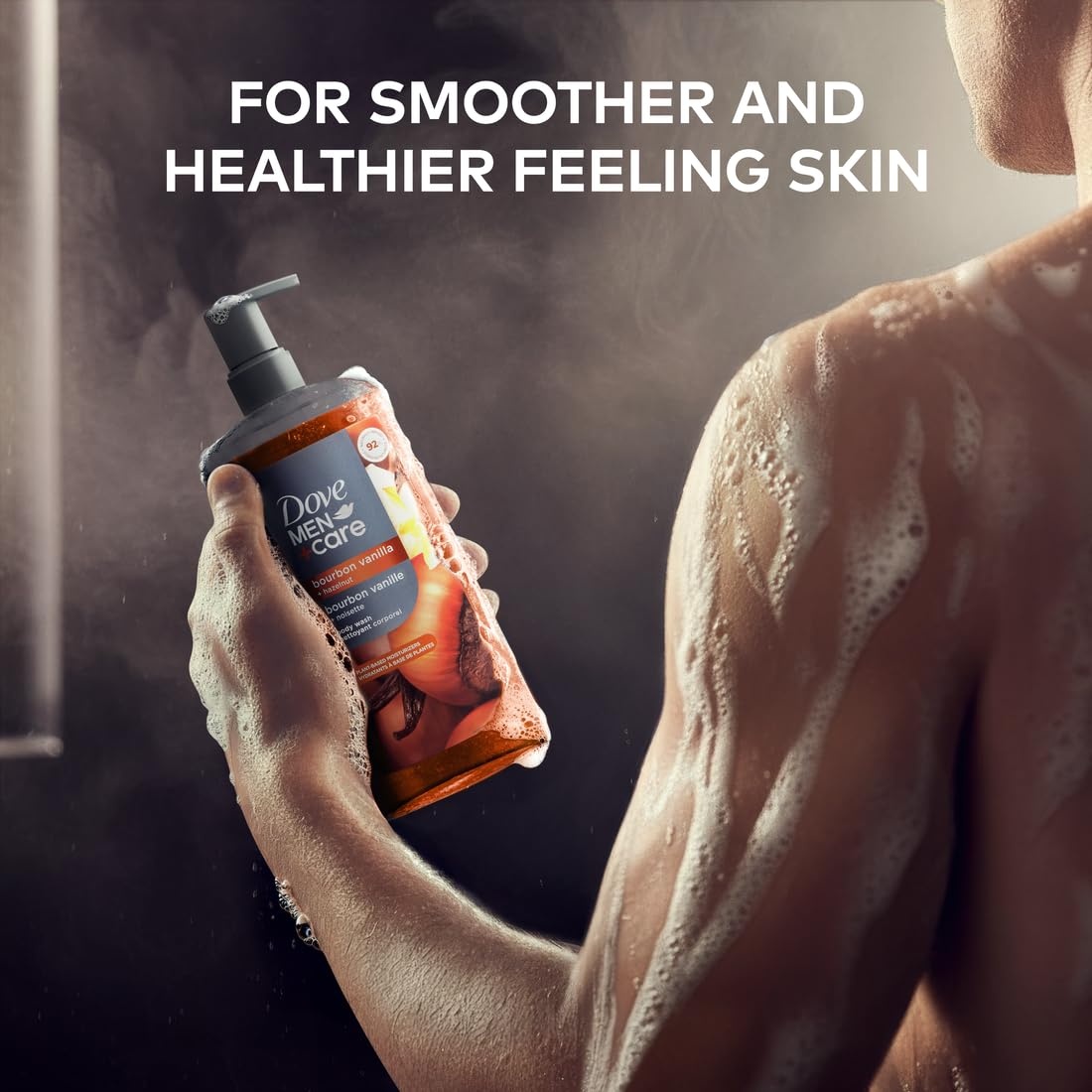 image:imageDOVE MEN Moisturizing Body Wash for Men Bourbon Vanilla Hazelnut 26ozHazelnut