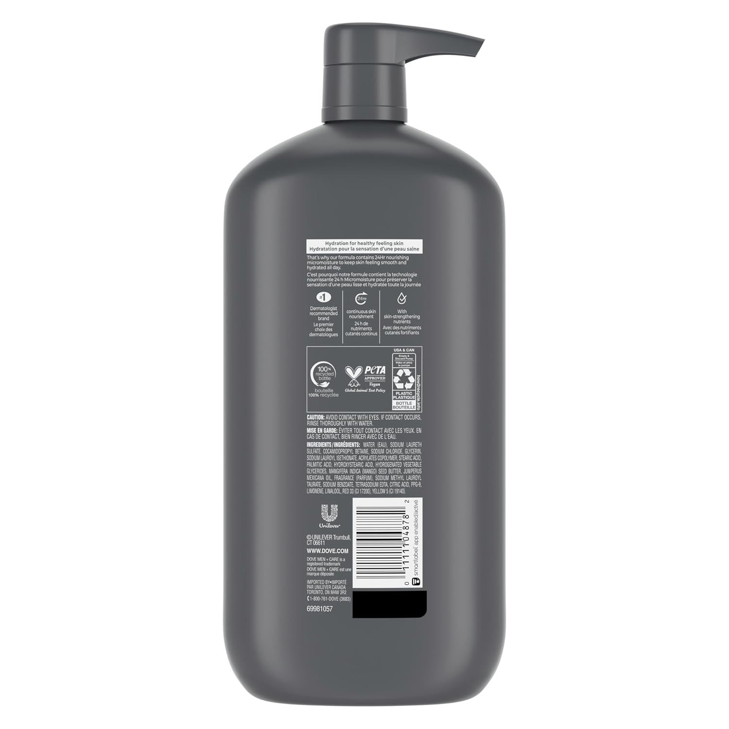 image:imageDOVE MEN Moisturizing Body Wash for Men Bourbon Vanilla Hazelnut 26ozMango Cedarwood