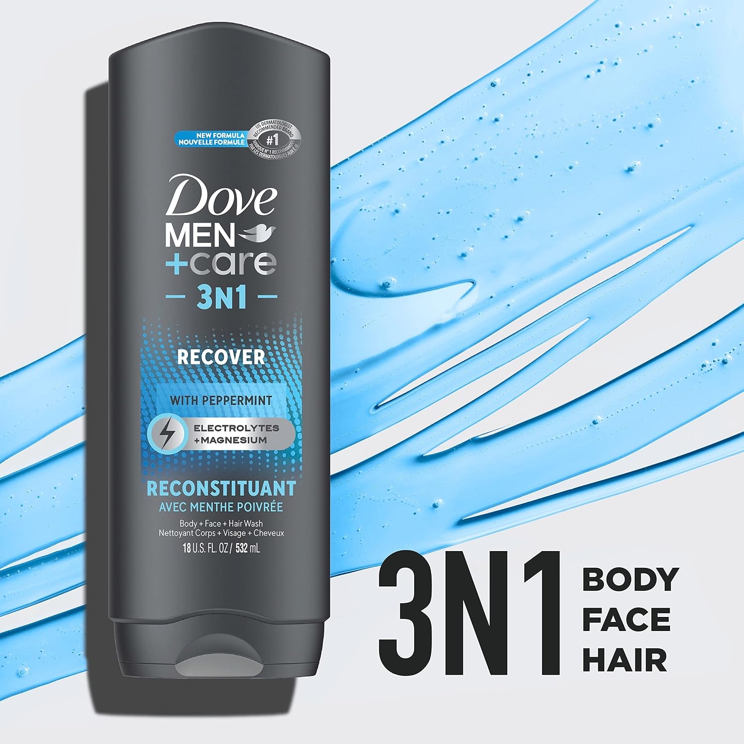 image:imageDOVE MEN Moisturizing Body Wash for Men Bourbon Vanilla Hazelnut 26ozPeppermint