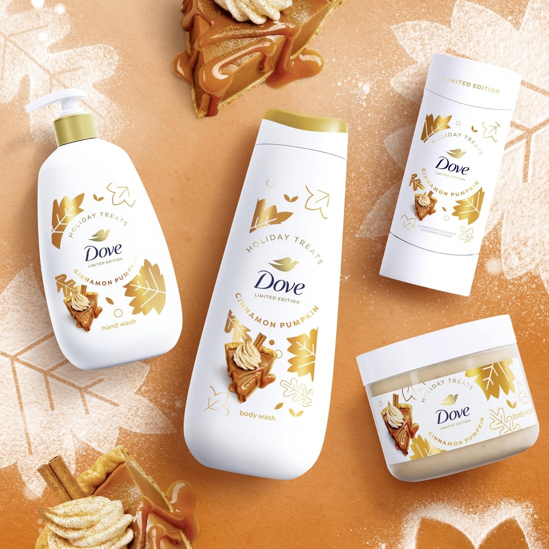 image:imageDove Cinnamon Pumpkin Pie Body Scrub Exfoliates amp Moisturizes Skin 15 OZ