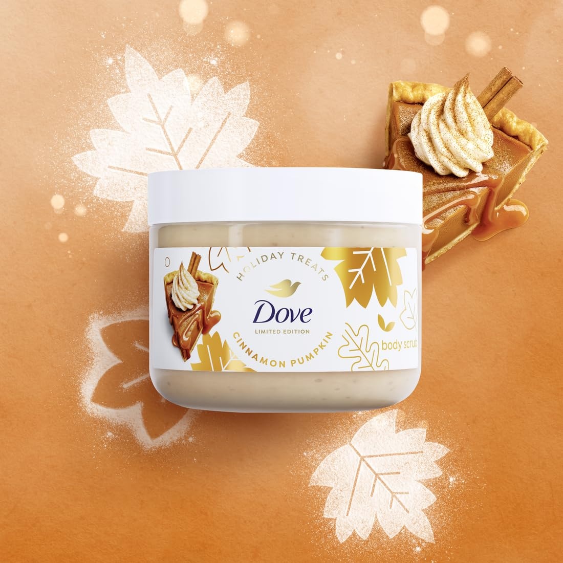 image:imageDove Cinnamon Pumpkin Pie Body Scrub Exfoliates amp Moisturizes Skin 15 OZ