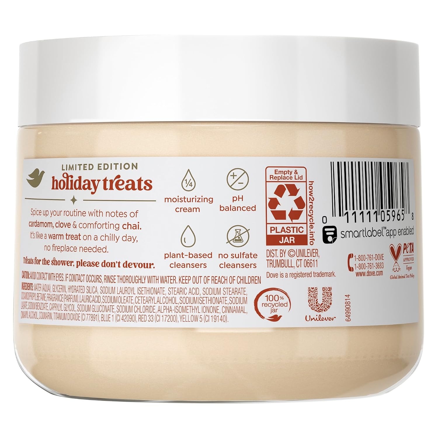 image:imageDove Limited Edition Holiday Treats Body Scrub Spicy Chia Latte 15 oz15 Ounce Pack of 2
