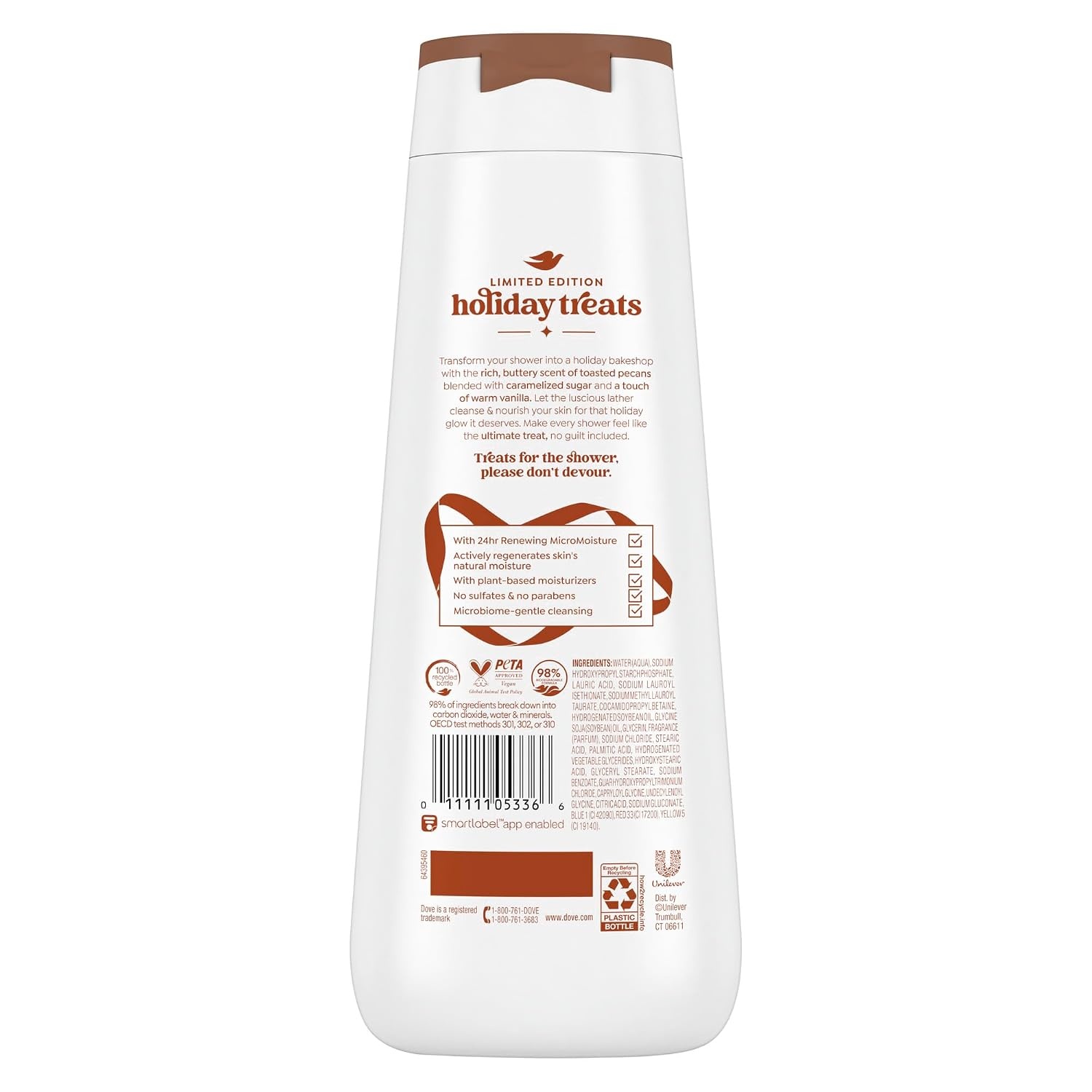 image:imageDove Spiced Chai Latte Liquid Body Wash for Deep Nourishment Holiday Treats Limited Edition 20 fl ozFragranced