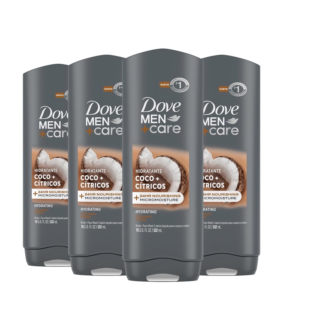 image:imageDOVE MEN Moisturizing Body Wash for Men Bourbon Vanilla Hazelnut 26ozCoco Ctricos