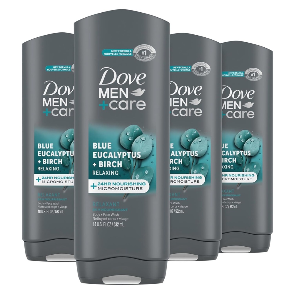 image:imageDOVE MEN Moisturizing Body Wash for Men Bourbon Vanilla Hazelnut 26ozEucalyptus
