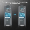 DOVE MEN Moisturizing Body Wash for Men, Bourbon Vanilla + Hazelnut, 26oz(Clean Comfort)