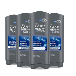 DOVE MEN Moisturizing Body Wash for Men, Bourbon Vanilla + Hazelnut, 26oz(Midnight Classico)