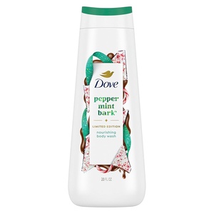 Dove Spiced Chai Latte Liquid Body Wash for Deep Nourishment Holiday Treats Limited Edition, 20 fl oz(Peppermint)